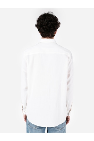 Colin's Colins Normal Kesim Shirt Yaka Cepli Beyaz Erkek Uzun Kol Gömlek Cl1069260 Cl1069260 Q1.v1 Ofw Beyaz