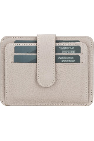 Toyigoo Toyigoo Çok Bölmeli Slim Deri Kartlık Blw019 Erc3 Bej