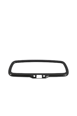 Konesam Alfa Romeo Giulia Stelvio 2016-2018 İç Mekan Ayna Çerçevesi, Karbon Fiber Desenli Abs Plastik, Kolay Kurulum, Çift Taraflı Yapıştırıcıyla