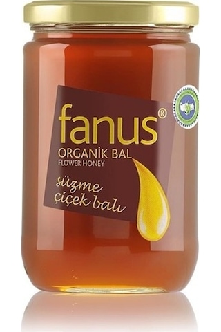 Fanus Organik Süzme Çiçek Balı 850 G