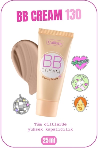 Callista Bb Cream Spf 15 Yoğun Kapatıcı Bb Krem - 130 Bej