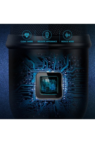 Skycıty Usb Kapasitif Mikrofon, Kalp Şeklinde Yönlendirme, Rgb Işık Efekti