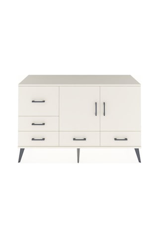 Kronos Konsol 4 Raflı 5 Çekmeceli 2 Kapaklı 132x59x83 Aytaşı-aytaşı/aytaşı Aytası
