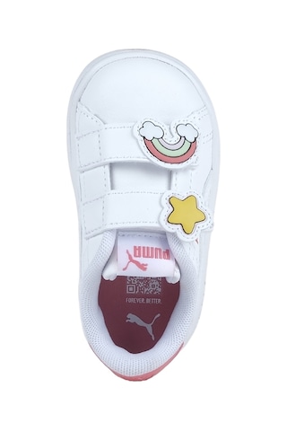Puma Smash 3.0 Badges Bebek Beyaz Spor Ayakkabı 397287-01 Beyaz