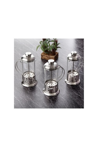 Çelik Kulplu Cam French Press - 350 Ml Belirtilmemiş