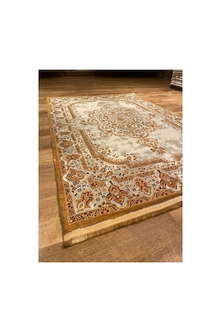 Magnifique Mq31e Krem-gold Halı Çok Renkli