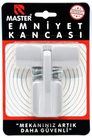 Master Emniyet Kancası Beyaz Beyaz