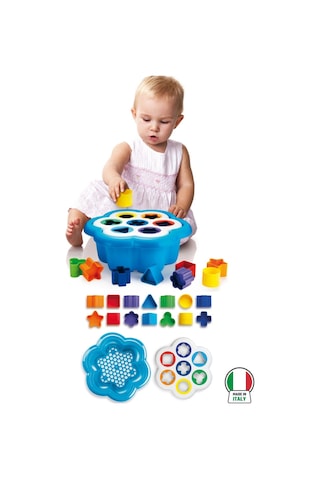 Eğitici Renkli Şekilli Quercetti Daisy Bultak Kova 16 Parça Made In Italy 1 Yaş Üstü