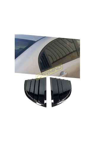 Honda Civic Fd6 Kelebek Cam Kaplama Vizörü Piano Black 2006-2011