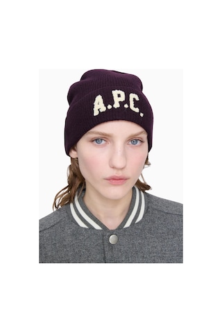 A.p.c Axel Beanie Unisex Yumuşak Ve Sıcak %100 Yün Bere Bordo