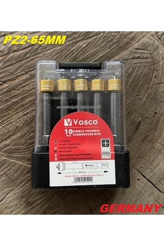 Vsc Stoplu Sunta Vida Sıkma Ucu Mıknatıslı Yıldız Bits Uç Pz2 Uç 65mm 10adet