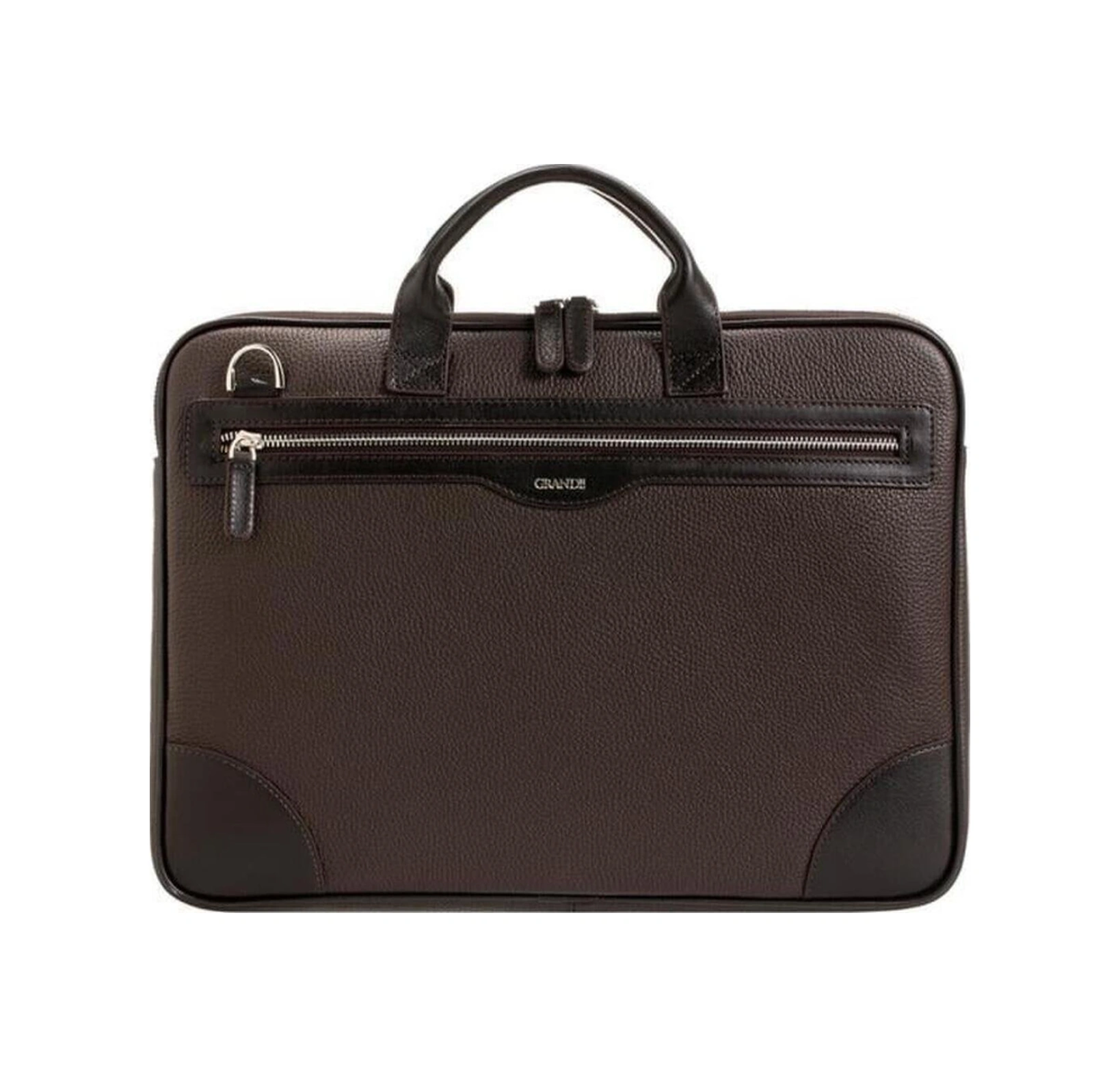 6877 Erkek Deri Evrak Çantası-116541 Siyah