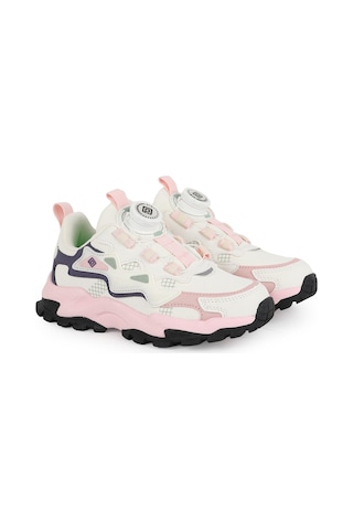 Pepino Çocuk Spor Ayakkabı Çevirmeli Döner Kilitli Mekanizma Kalın Tırtıklı Dişli Taban Outdoor Sneaker 2364 Pudra-mor