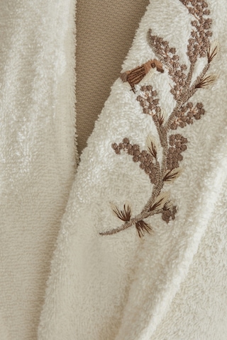 Karaca Home Bird %100 Pamuk Aile Banyo Seti Krem-açık Gri 200.22.11.0486 Gri - Krem