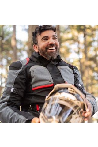 Prosev Nf 2500 Airbagli Motosiklet Montu 65944 Gri Siyah