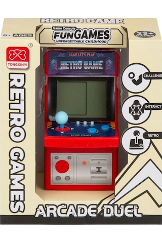 Nostaljik Tetris Oyun Konsolu Kartela Mavi Xy2022a