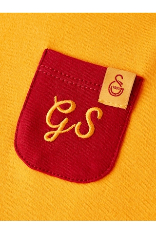 Gsstore Galatasaray Bebek Uzun Kollu 2 Li Body B252005 Sarı - Kırmızı