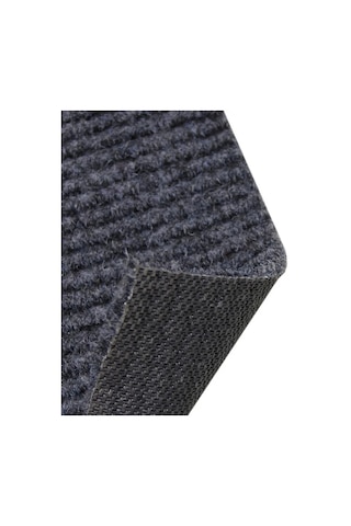 Gri Çelik Halı, Yolluk, Lastik Tabanlı, 2x2 Metre, Kaydırmaz Gri