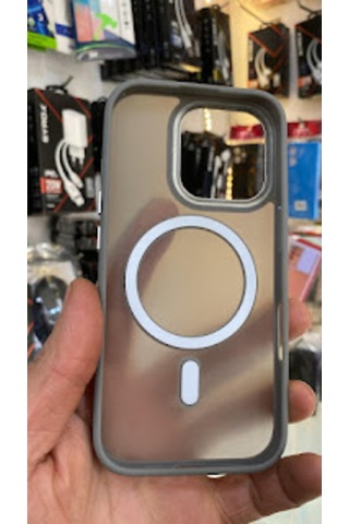 Apple iPhone Uyumlu 16 Pro Kamera Korumalı Mat Magsafe Wireless Şarj Destekli Renkli 45683