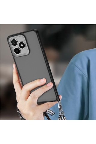 Realme C53 İçin Uyumlu Buzlu Tasarım Sararmaz Tpu Kılıf