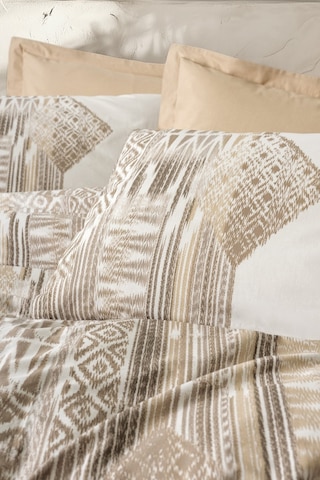 Cotton Box Ethnic Ranforce Tek Kişilik Nevresim Takimi Amara Karamel Renkli