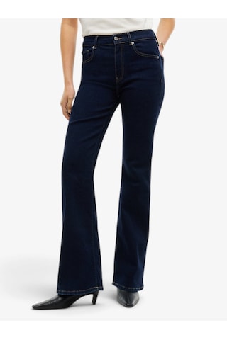 Tommy Hilfiger Luna Mıd Rıse Flare Essentıal Kadın Mavi Denim Pantolon - Ww0ww52185