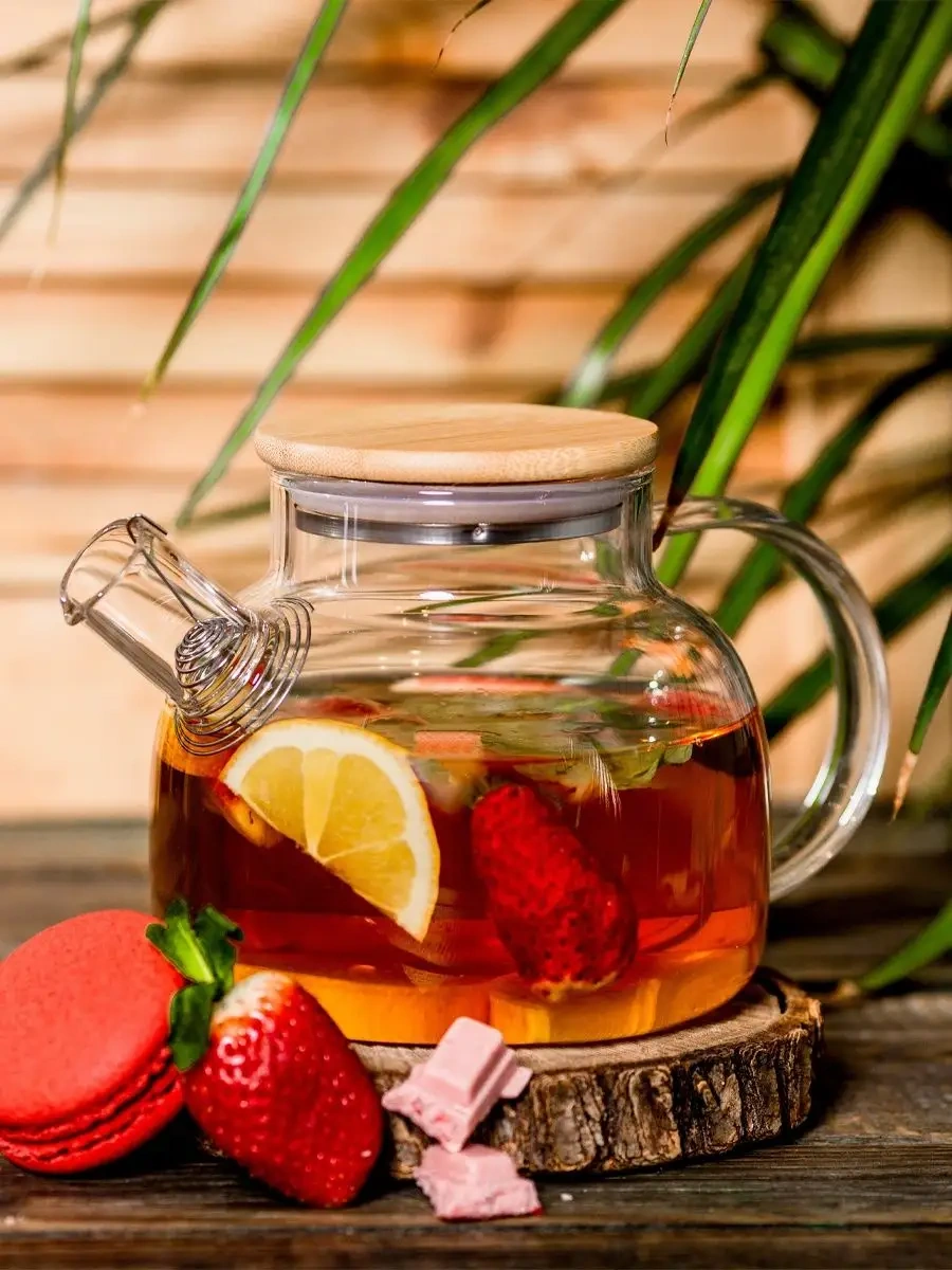 Heatpro Cam Demlik Varil 900 Ml Kapaklı 167648411 Beyaz