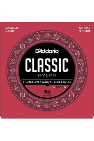 D'addario Ej27N 4/4 Normal Tension Klasik Gitar Teli D'addario Ej27N 4/4 Normal Tension Klasik Gitar Teli
