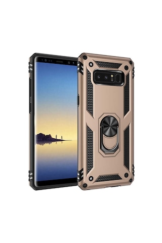 Galaxy Note 8 Kilif Zore Vega Yüzüklü Standli Zirh Kilif 556717743