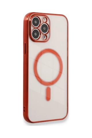 Apple Uyumlu iPhone  11 Pro Max Kılıf Magsafe Özellikli Lazer Silikon Kapak