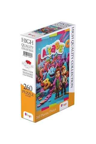 Btoys 260 Parça Puzzle Alfabe 9072