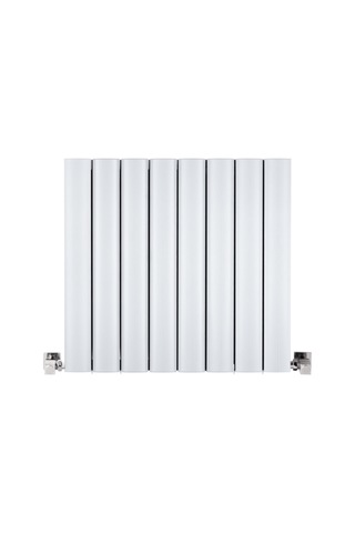 600x635mm Lilac Yatay Beyaz Alüminyum Radyatör