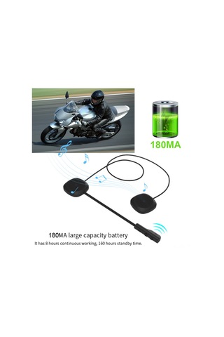 Lemestar Mh04 Motosiklet Kask Bluetooth 5.0 Kulaklığı - Elle Serbest Konuşma, 10m Alım Mesafesi, 8 Saat Çalışma Süresi Ve Stereo Müzik Diğer