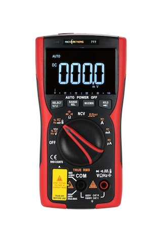 Folinda Multimetre Rm777 Dijital Multimetre 9999 Profesyonel True Rms Analog Test Cihazı Multimetro-siyah