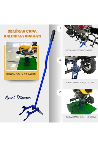 Demiray Çapa Makinası Kaldırma Aparatı - Ayarlı Sistem