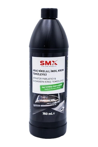 Smx Araç İnox Krom Ve Nikelaj Temizleyici-armatür Parlatıcı,duşakabin Kireç Temizleyici 750 Ml Diğer
