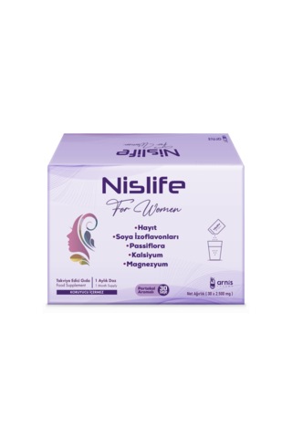 Nislife Passiflora, Magnezyum, Kalsiyum Içeren Takviye Edici Gıda