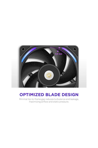 Nzxt F240x Single-frame Rgb 240mm Siyah Kasa Fani