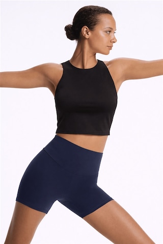 Fashion Friends Crop Fit Bisiklet Yaka Atlet Bayan Atlet 26y0713k1 Siyah