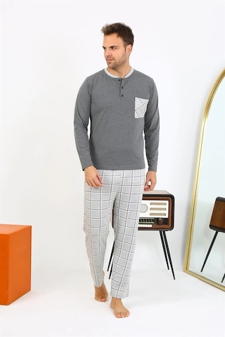 Najmaddin.com Beru Erkek Uzun Kol Penye Antrasit Pijama Takımı