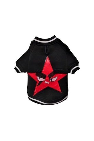 Gedyco Red Star Polarlı Küçük Irk Köpek Kolej Sweatshirtü