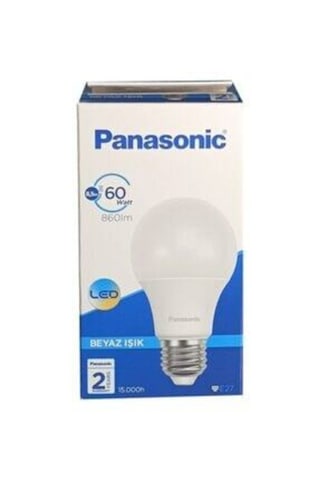 Panasonic E27 Led Lamba 8.5w 765lm 2700k Günışığı Üstün Panasonic Kalitesi Uzun Ömürlü 9we27