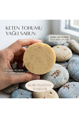 Keten Tohumu Yağlı Sabun