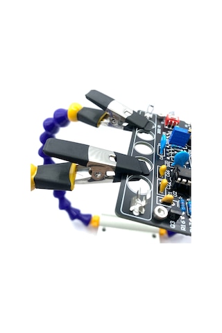 Lemestar Alüminyum Pcb Tamiri İçin Altı Kollu Esnek Grip Aracı - Kaynaklama Yardımcı El Araçlığı