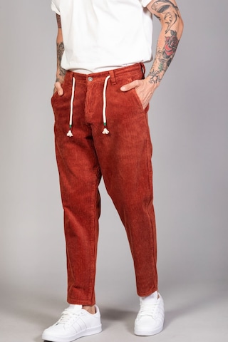 Little Cup Jeans Co Erkek Kiremit Baggy Fit Rahat Kalıp Kadife Pantolon