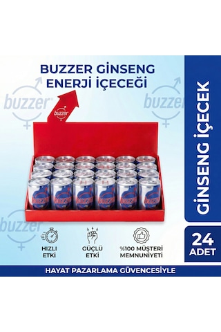 Buzzer Ginsengli Enerji Içeceği +18 - 24'lü Ekonomik Dev Set