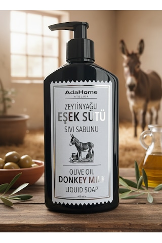 Adahome Atelier Zeytinyağlı Ve Eşek Sütlü Sıvı Sabun