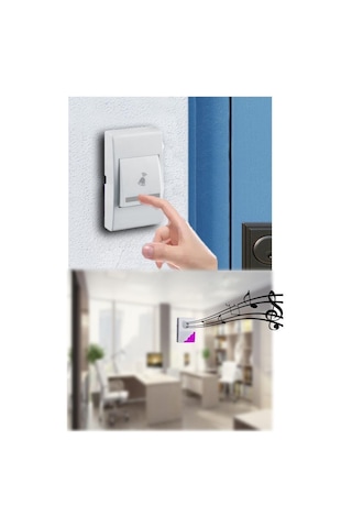 Şahnet Pilli Uzaktan Kumandalı Zil Seti - Kablosuz Kapı Zili Wireless 36 Melodi