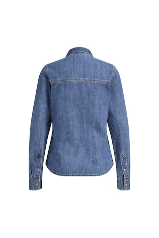 Jack & Jones Kadin Denim Gömlek - Rose - 12289687 Medium Blue Denim