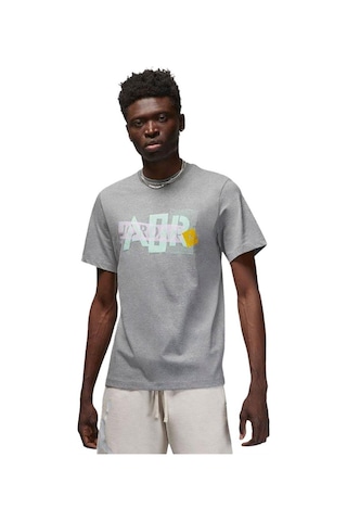 Jordan M Brand Gfx Ss Crew 3 Erkek T-shirt Dm1426-091 Gri-gri